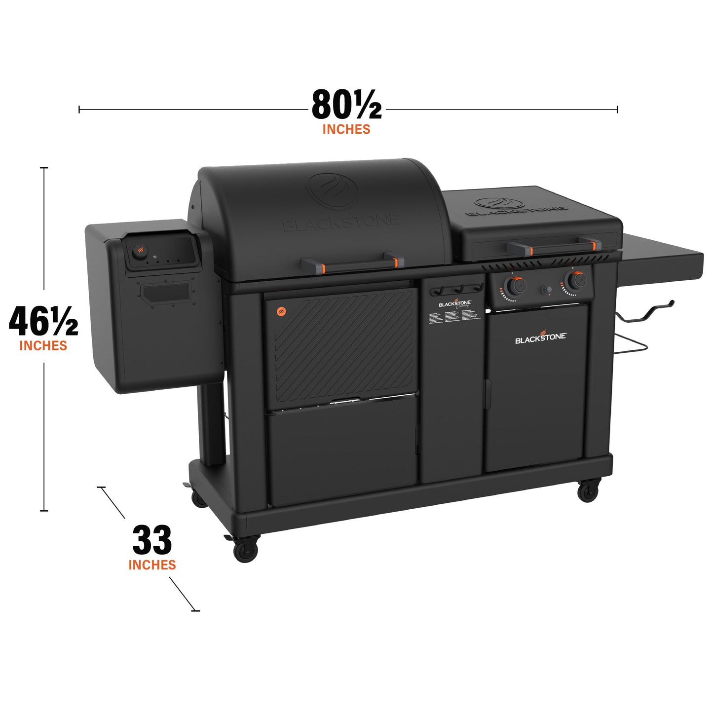22" XL GRIDDLE PELLET GRILL COMBO