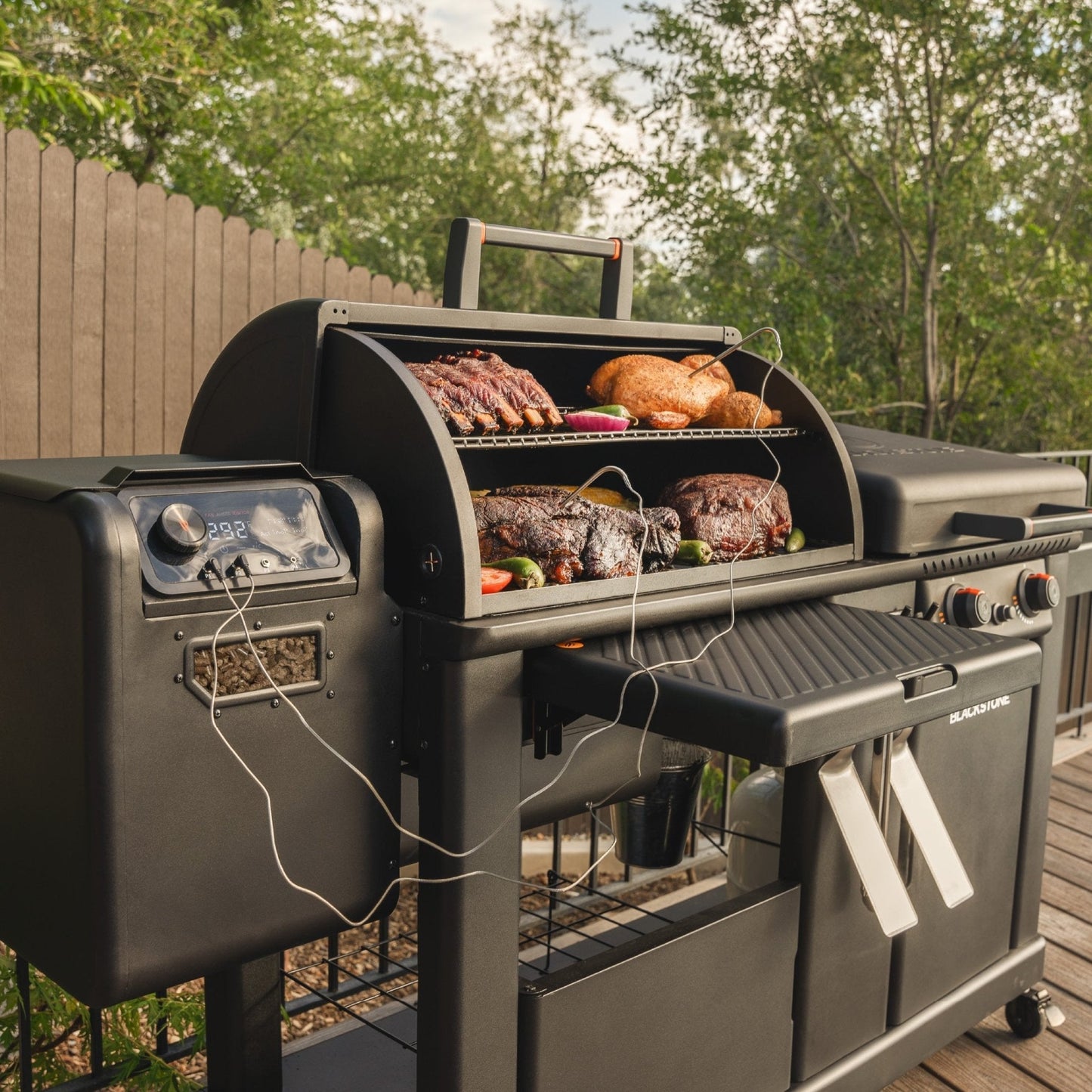 22" XL GRIDDLE PELLET GRILL COMBO