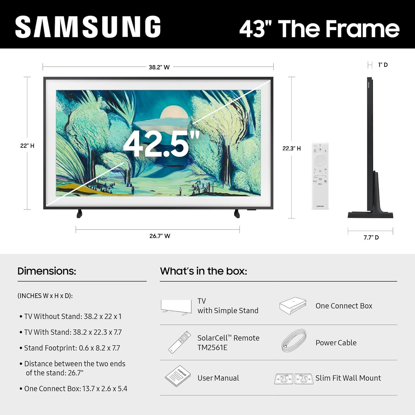 SAMSUNG 85" THE FRAME PRO TV