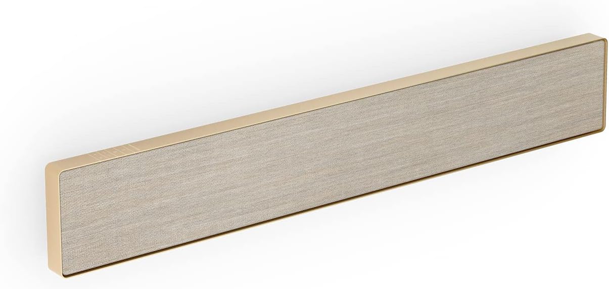 Bang & Olufsen Beosound Stage – Dolby Atmos Soundbar – TV and WiFi Speaker, Aluminum/Black