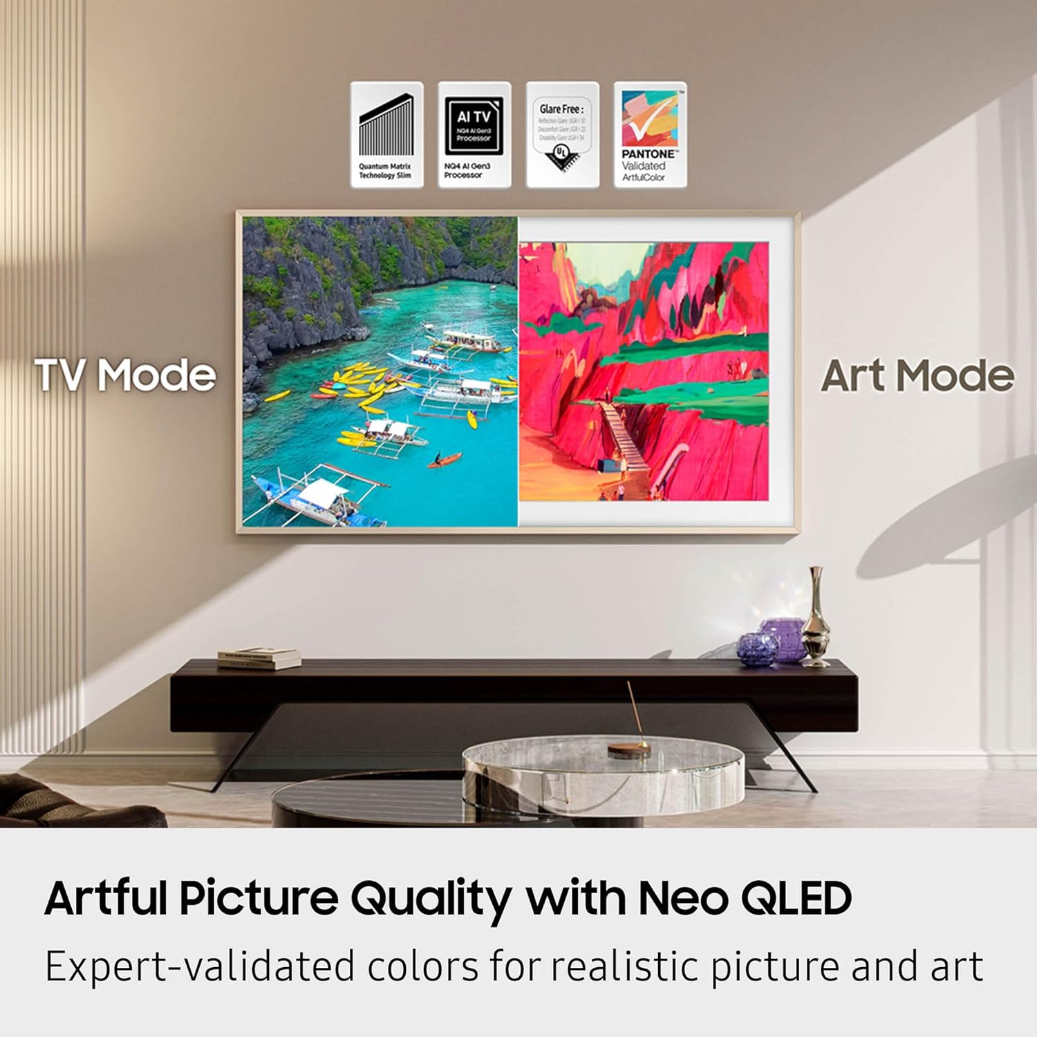 SAMSUNG 85" THE FRAME PRO TV