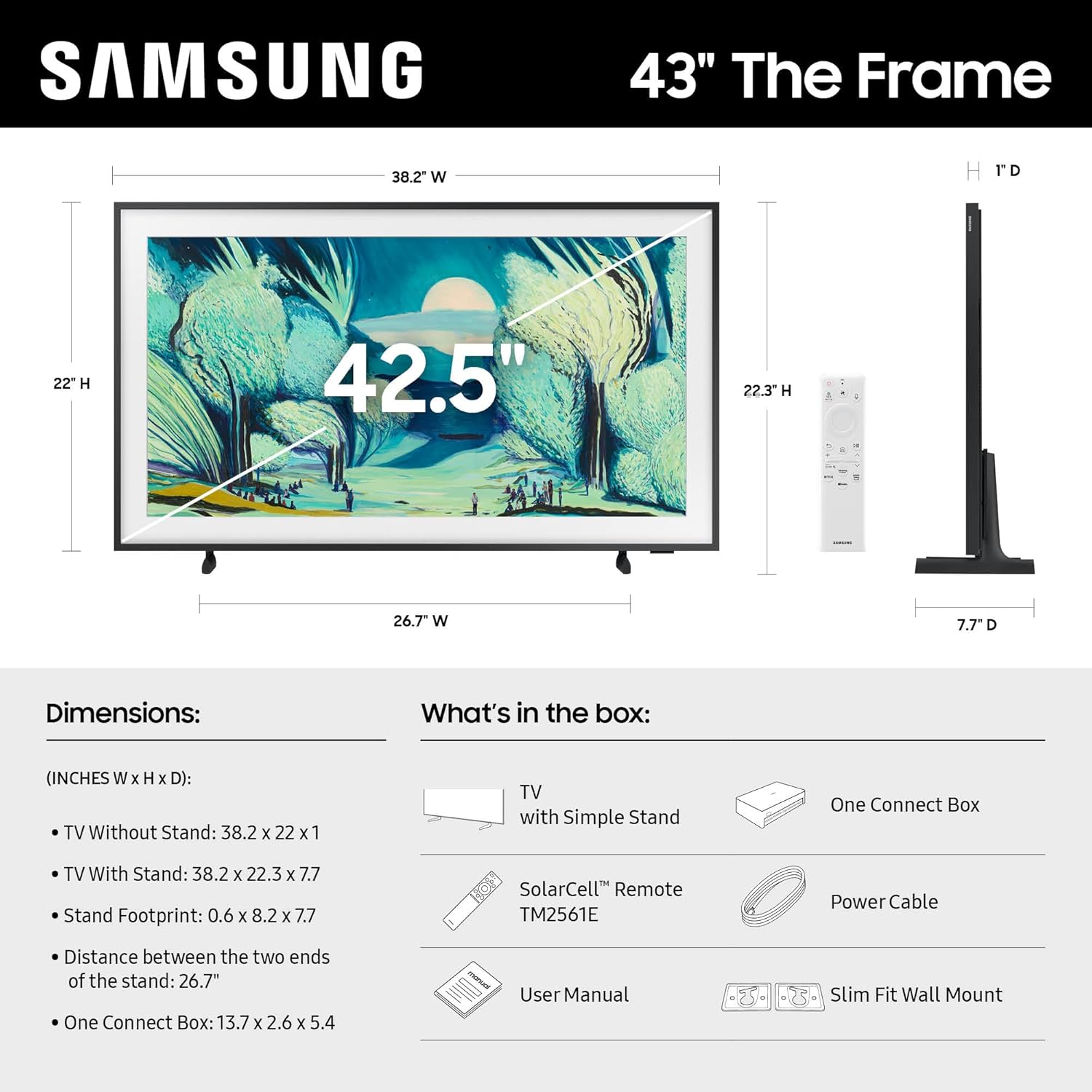 SAMSUNG 85" THE FRAME PRO TV
