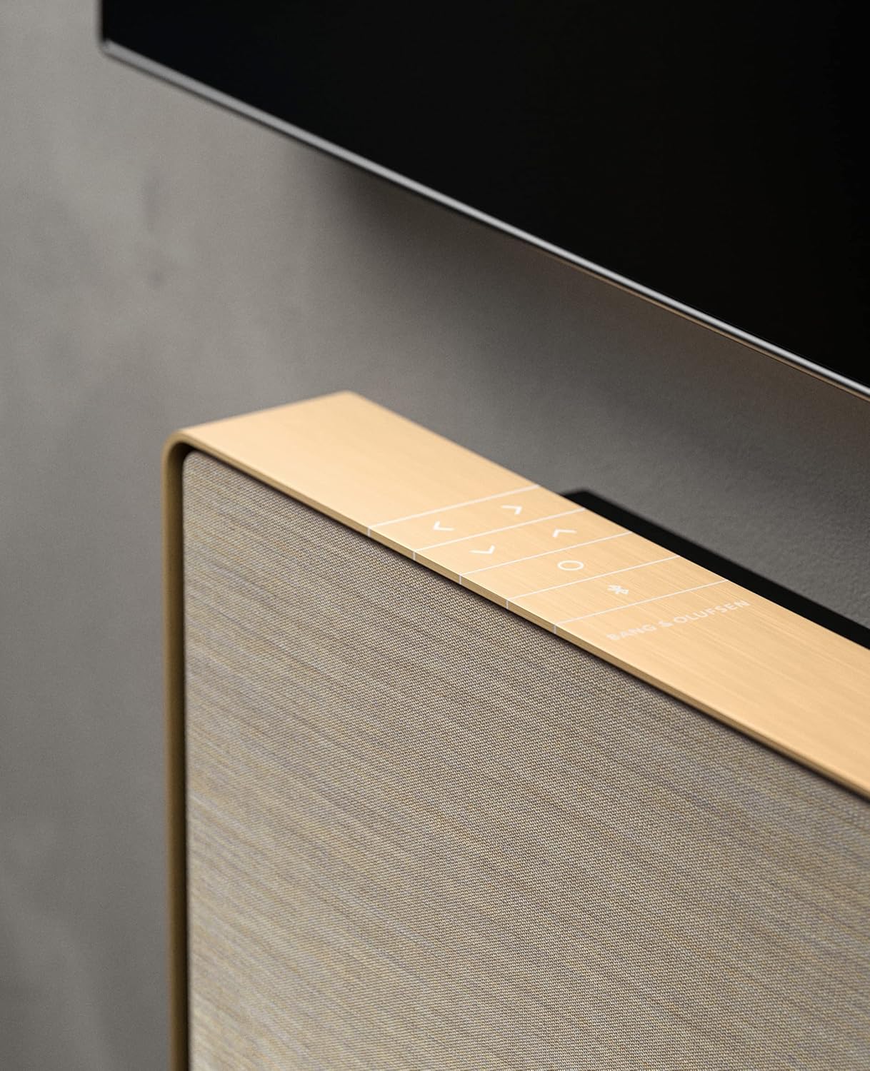 Bang & Olufsen Beosound Stage – Dolby Atmos Soundbar – TV and WiFi Speaker, Aluminum/Black