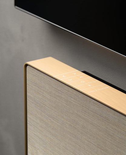 Bang & Olufsen Beosound Stage – Dolby Atmos Soundbar – TV and WiFi Speaker, Aluminum/Black