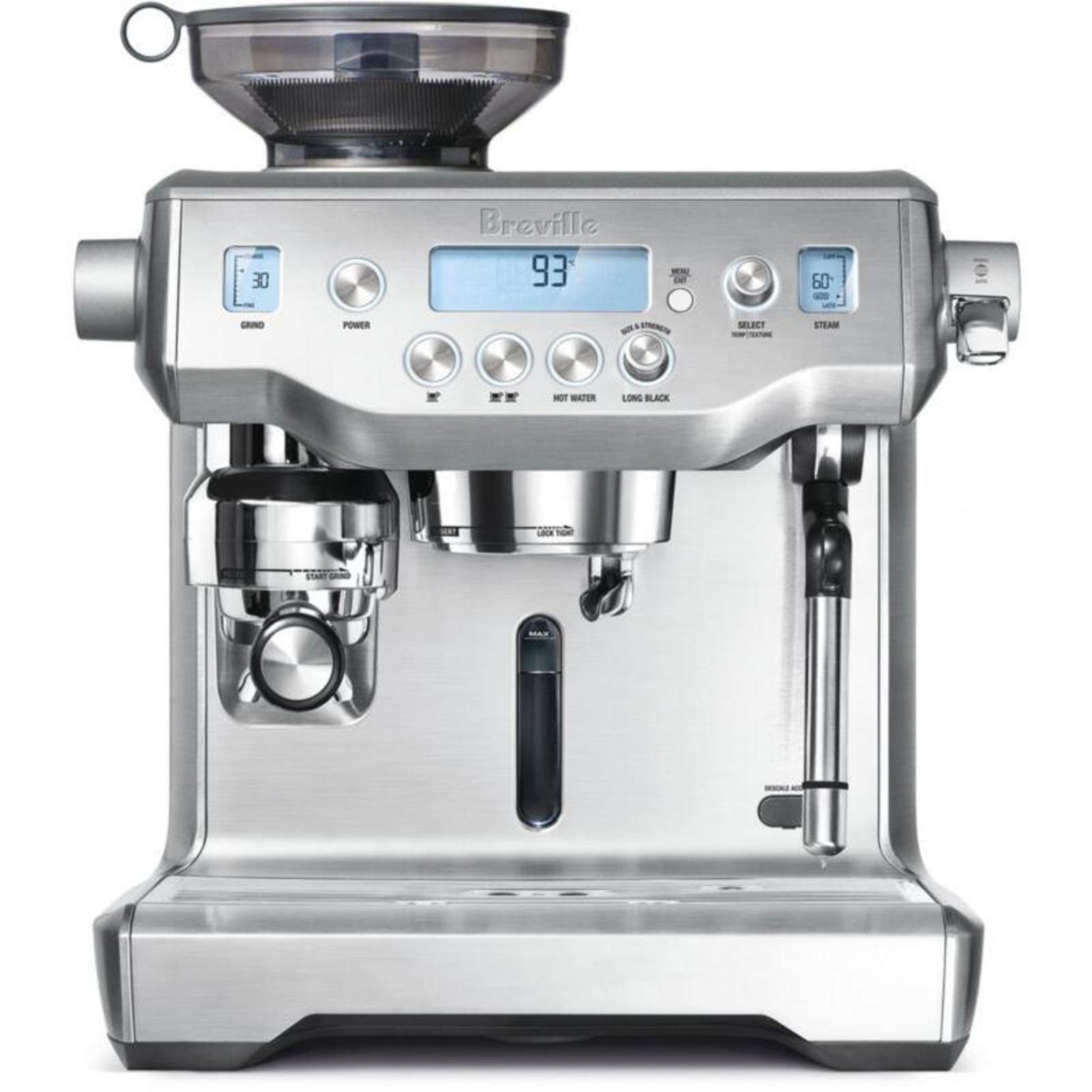 THE ORACLE ESPRESSO MACHINE IN SILVER