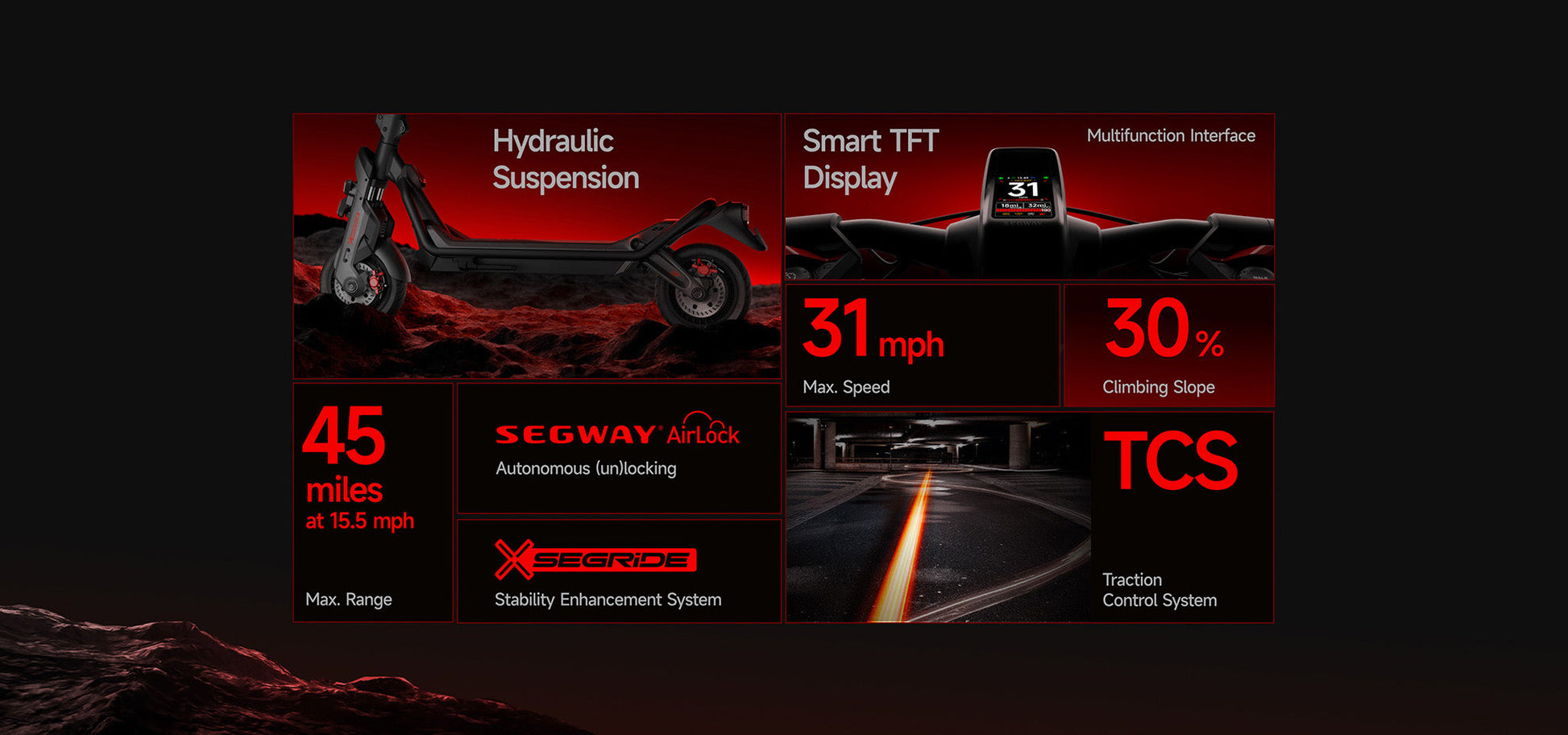 2 SEGWAY GT3 SUPERSCOOTERS